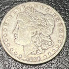 1896 Morgan Silver Dollar $1 Coin Circulated New Orleans 0.9 Fineness