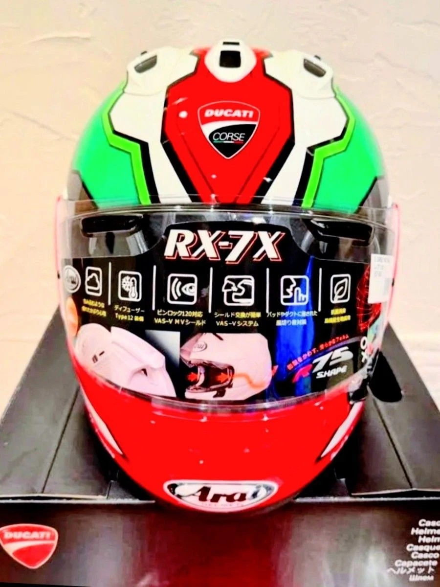 Ducati Arai Snell Approved Motorcycle & Powersports Helmets for