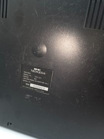 NEO GEO AES CONSOLE SYSTEM FOR PARTS OR REPAIR  POWERS ON NO CLEAR PICTURE #M24