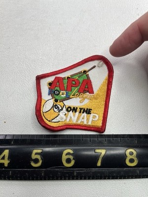 ROUGH! HOLE IN IT! APA American Pool Leagues ON THE SNAP Patch (Version A) T160