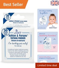 Gentle Herbal Teething Powder for Infants - Ashton & Parsons, Pack of 30 Sachets