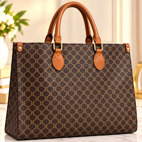 Women’s Large Patterned Tote Handbag – Multiple Designs