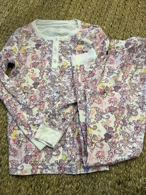 Roller Rabbit Love Shack Fancy Girls Two Piece Pajama Set Size 12 Adorable!