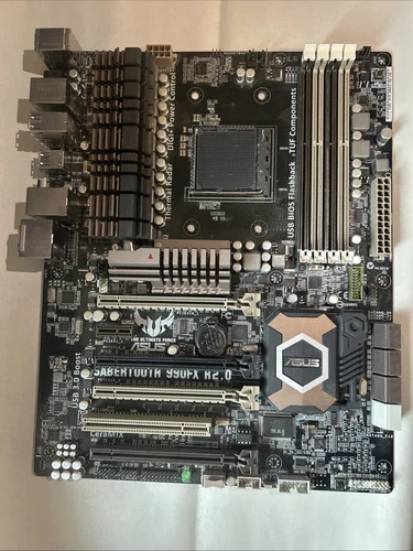 CompatibleASUS SABERTOOTH 990FX R2.0Socket AM3+DDR3 USB3.1 AMD 990FX Motherboard - Picture 1 of 2