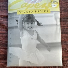 New Capezio Youuth Ballet Dance Footed Tights Studio Basics 1825C 8-12 Champan