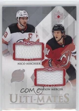 2023-24 Upper Deck Ultimate Collection Ulti-Mates Nico Hischier Dawson Mercer