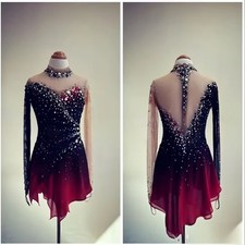 Ice skating dress Figure skating dress Skating dress dance dress