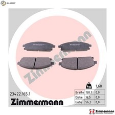 BRAKE PAD SET DISC BRAKE 23422.165.1 FOR INFINITI NISSAN TERRANO/II X-TRAIL 6cyl