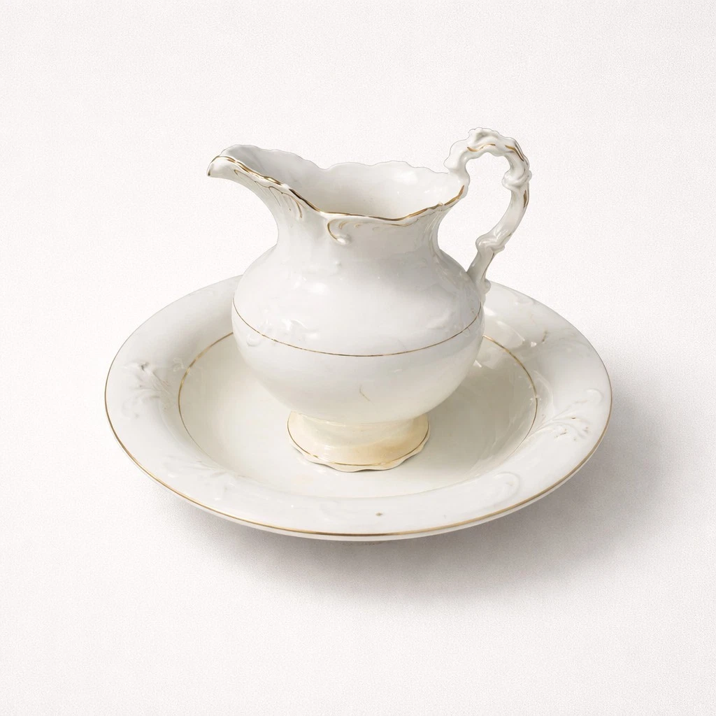 Water Pitcher And Basin In Antique Ceramic & Porcelain Pitchers | eBay