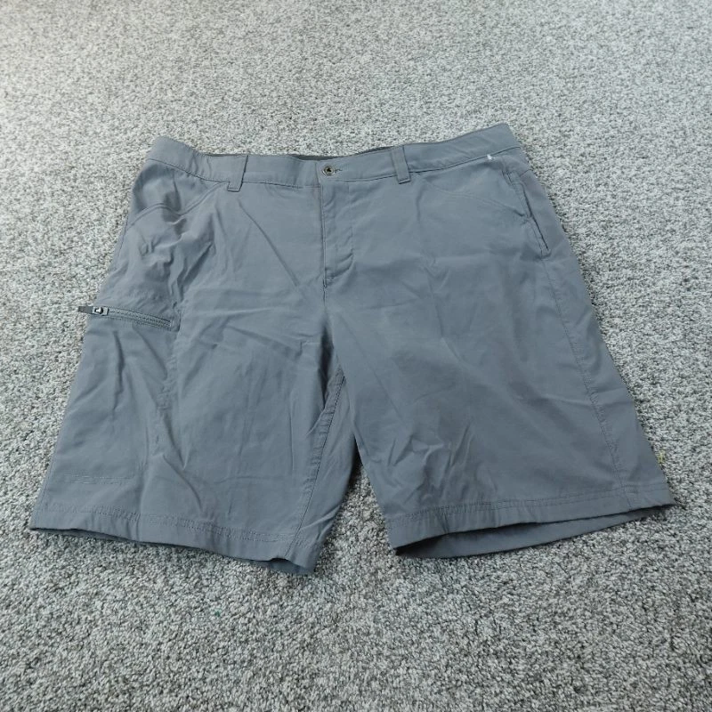 Eddie Bauer Shorts Mens 40 Gray Cargo Outdoor Hiking Performance Tech Stretch
