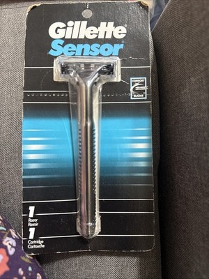Gillette Sensor Razor Shaver (NON-Excel), NEW in Package Vintage 2000 Original
