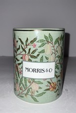 MORRIS  Co. CERAMIC GREEN FRUITS PRINT WATER TUMBLER BATHROOM VANITY NWT