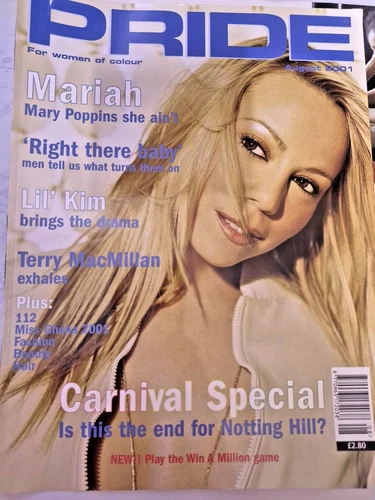 Mariah Carey Magazine Article: PRIDE (August 2001)