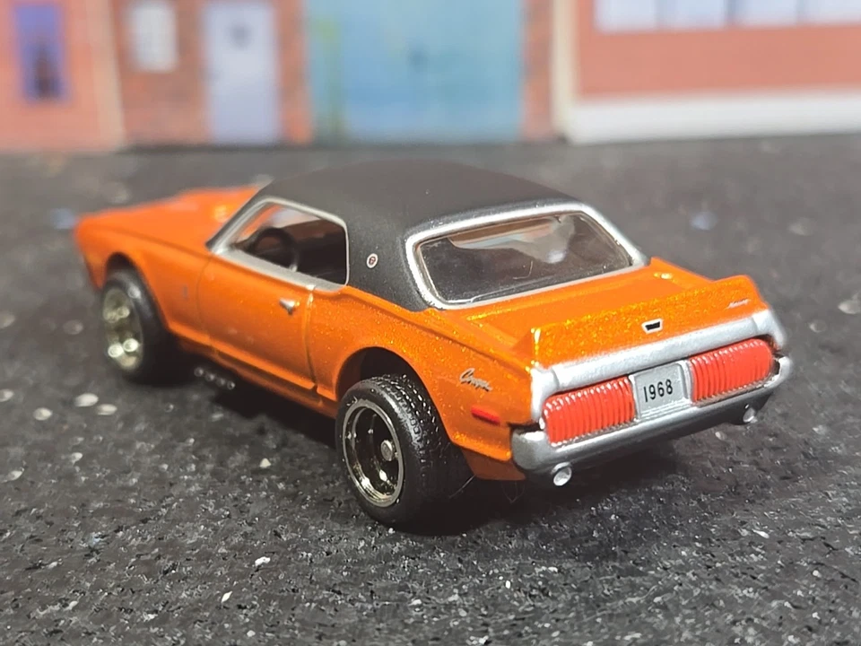 Hot Wheels Nitty Gritty Kitty Naranja/Negro Premium Real Riders Suelto Foto 2 de 4