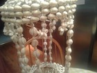 Vtg 60s 70s Cowrie Sea Shell Hanging Plant Holder Hanger 29"  Boho Mid Century — photo 5