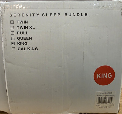 Nectar Resident Serenity Sleep King Bundle, White
