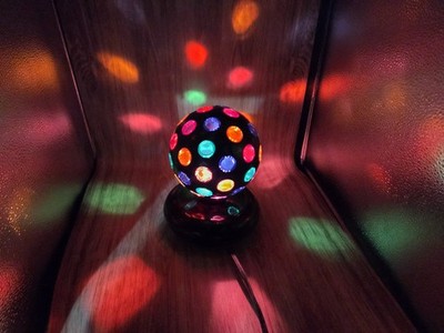 Vtg Multi Colored Lights Disco Party Dance Ball 