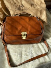 PATRICIA NASH Tan Leather Crossbody Organizer Messanger Bag Women  s