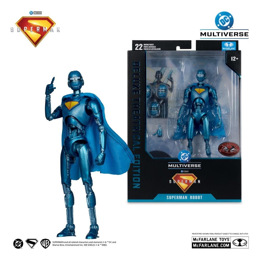 Figurine Superman Robot DC Multiverse 2025 armure métallique