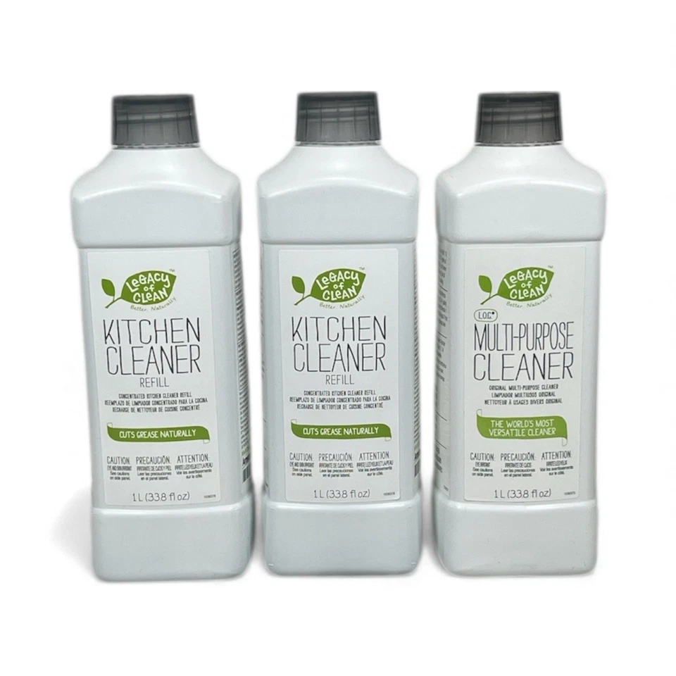 AMWAY LEGACY OF CLEAN Cocina Baño y Limpiadores Multiusos Recargas Pulverizadores Foto 4 de 4