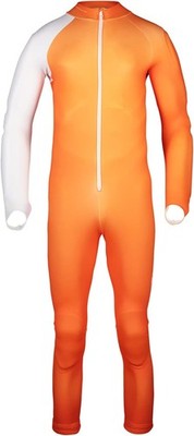 POC: Skin GS Racing Suit : Zink Orange/Hydrogen White, Medium