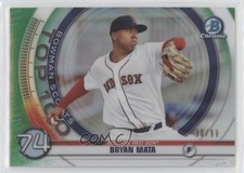 2020 Bowman Scouts Top 100 Chrome Green Refractor 90/99 Bryan Mata #BTP-74 00jz