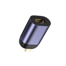 1Pc Type-C to RJ45 Lan Ethernet Network Adapter Converter For MacBook Pro ee