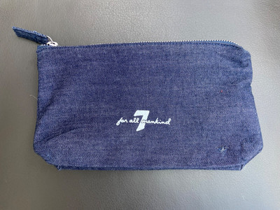 Designer - Seven of Mankind Zip Tasche/Federmäppchen/Etui/Schminktasche. Selten.