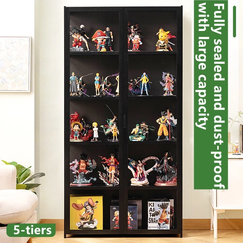 Vetrinetta Espositiva Vetrina Acrilico con Doppio Porta Per Collezio, 5 Ripiani - Image 2 of 4