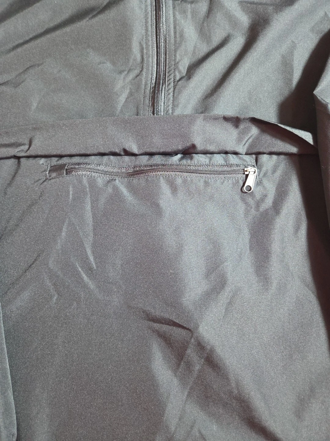 Champion Georgia Bulldog Mens 2XL Black Pullover Windbreaker Hoodie Jacket image 4