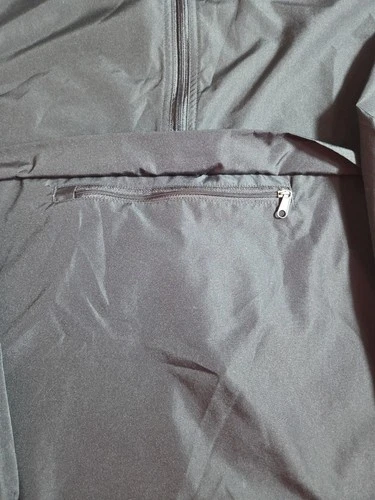 Champion Georgia Bulldog Mens 2XL Black Pullover Windbreaker Hoodie Jacket image 4