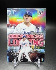 2025 Bowman #GL-23 ROKI SASAKI RC ROOKIE Greatness Loading Los Angeles Dodgers