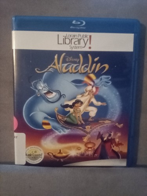 #ad Aladdin BLU RAY ONLY. TESTED. GOOD. NO DVD OR DIGITAL. GOOD CONDITION $4.85