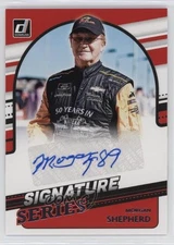 2022 Panini Donruss NASCAR Signature Series Morgan Shepherd #SS-MO Auto