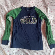 Kids Wonder Nation Wild Long Sleeve Pajama Set Size 5T