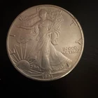 U.S. Mint 1991 American Silver Eagle $1 1 oz .999 Silver Business Uncert