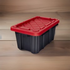 (Paquete de 3) Contenedor de Almacenamiento de 6,5 QT Mini Tapa Roja TikTok Home Depot HDX