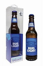 Budweiser Bud Light Wireless Wi-Fi Bluetooth Speaker Beer Bottle Design