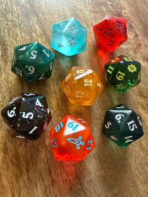 MTG W20 Spindown Würfel - Oversized - Dice / Magic / TCG / DND / RPG - D20