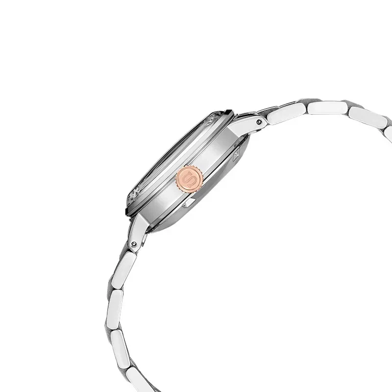 Reloj para mujer Seiko Presage SRE009J1 Cocktail Time automático dorado | esfera plateada