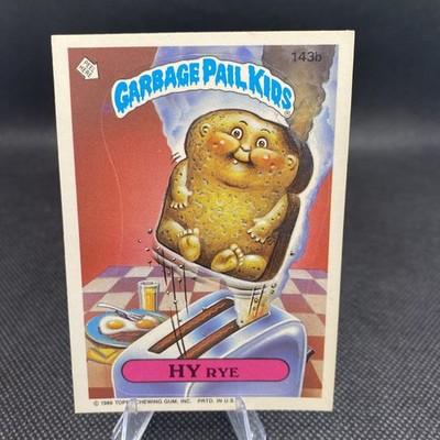 1986 Garbage Pail Kids Series 4 Hy Rye 143b GBK