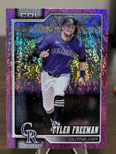 2026 Topps Series 1 - Tyler Freeman #199 Pink Holo Foil Colorado Rockies