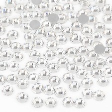 Flat Back Crystal Rhinestones,Crystal, SS10, 1440pcs
