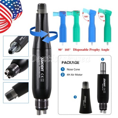 Hygiene Prophy Handpiece Air Motor 4Holes 4:1 Nose Cone 360°Swivel 360° Rotable