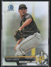2017 Bowman #BCP34 Yeudy Garcia Chrome Prospects Refractors #/499