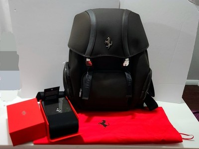 Ferrari Purosangue Owners Leather Backpack and carbon fiber key box