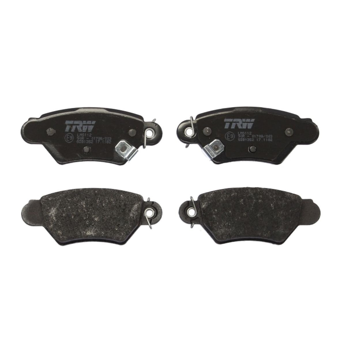 TRW GDB1352 - Rear Axle - Disc Brake Pad Set, 1 Unit -...