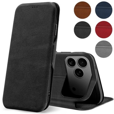 Handy Schutz Hülle für iPhone 17 Air Pro Max Tasche Flip Cover Klapphülle Slim