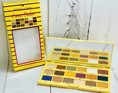 NIB Revolution I Heart Love MakeUp Creme Brulee Eyeshadow Palette ~ 18 Shades