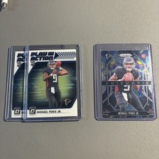 [3] MICHAEL PENIX JR. 2024 DONRUSS OPTIC PLAY ACTION ROOKIE PRIZM Q1684
